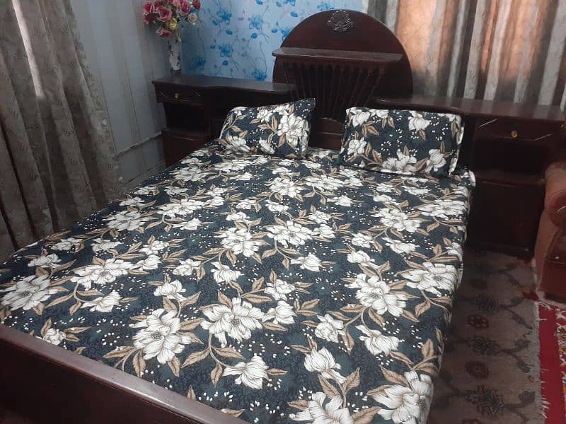 Pure Chinioti Sheesham double bed 0