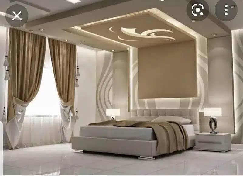 POP Ceiling/Pvc Wall Paneling Roof Ceiling/Gypsum Ceiling/ 7