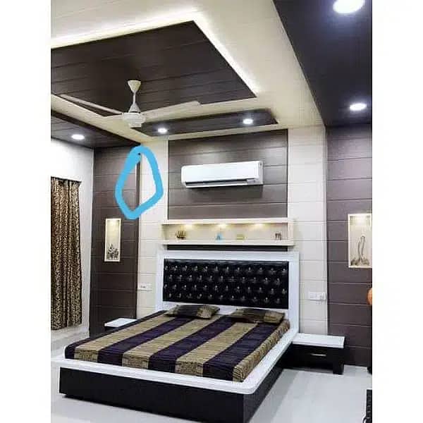 POP Ceiling/Pvc Wall Paneling Roof Ceiling/Gypsum Ceiling/ 12