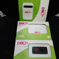 Zong 4G Bolt+ Internet Devices All Network Un-Locked Jazz Ufone Onic