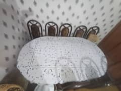 Dining Table And 6 Chairs Sirf Rs 30000 Mai