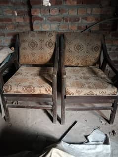 wooden chairs