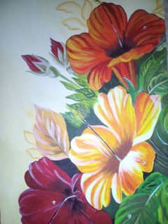 Flora Painting free delivery anywhere in Pakistan