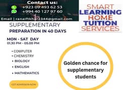 Smart learning Home Tuition services ( supplementary special classes)