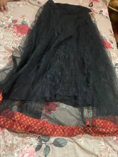 fabric net . . size S/M lahnga frock, price 6000
