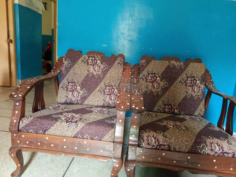 5 sofas set in good condition 0