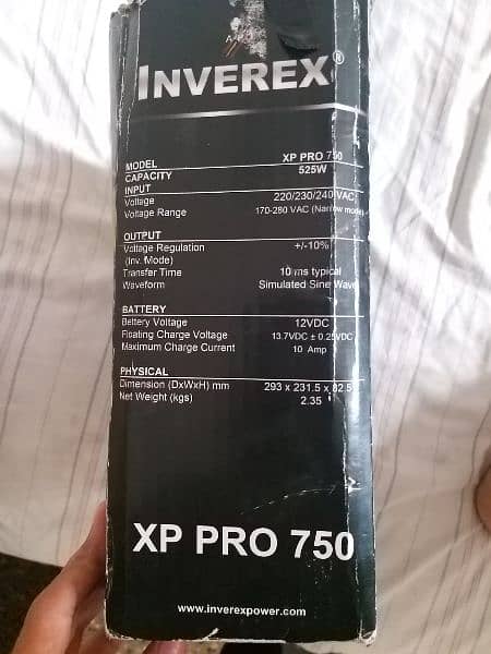 Inverex ups one year used 4