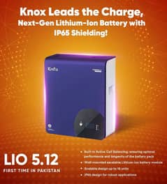 IP65 Knox Lithium Ion 51.2V-100Ah Rackmount Solar Battery 8000 Cycle