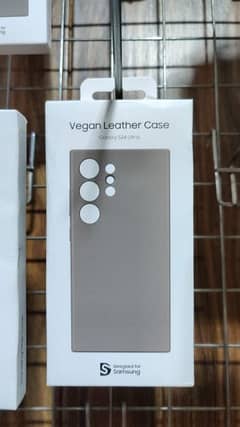 Vegan Leather Case Galaxy S24 Ultra