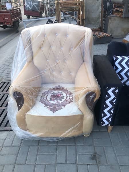 Sofa Chair | bed room Chair | Wooden Chair | Luxury Chair | 2 seater 7