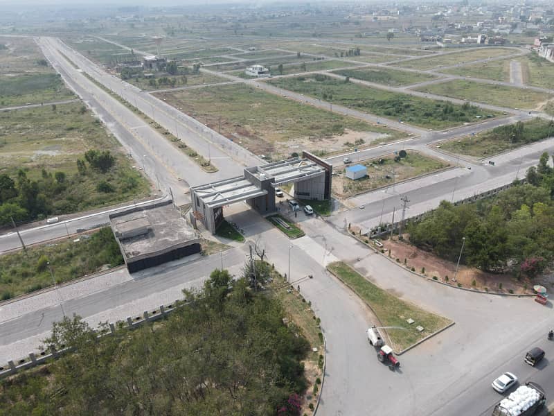 5 Marla south face plot on height with all dues clear for sale in Sec-A DHA-3 New Pindi Islamabad 3