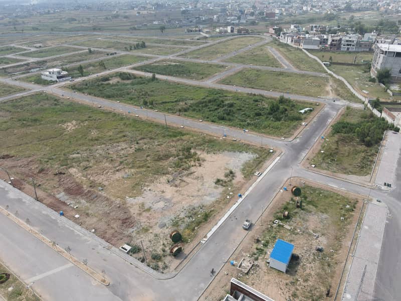 5 Marla south face plot on height with all dues clear for sale in Sec-A DHA-3 New Pindi Islamabad 7