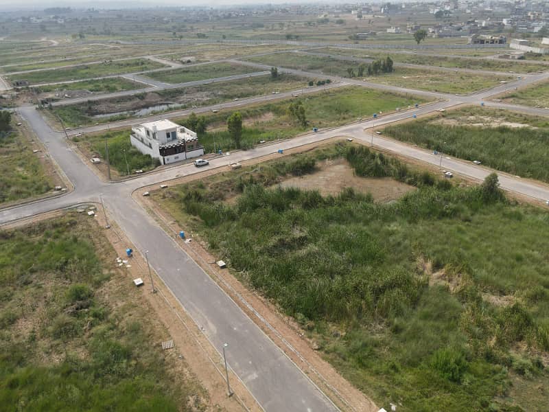 5 Marla south face plot on height with all dues clear for sale in Sec-A DHA-3 New Pindi Islamabad 8