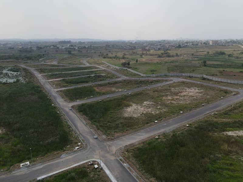 5 Marla south face plot on height with all dues clear for sale in Sec-A DHA-3 New Pindi Islamabad 13