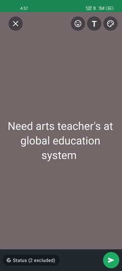 Neeed a arts teachers for 9th class