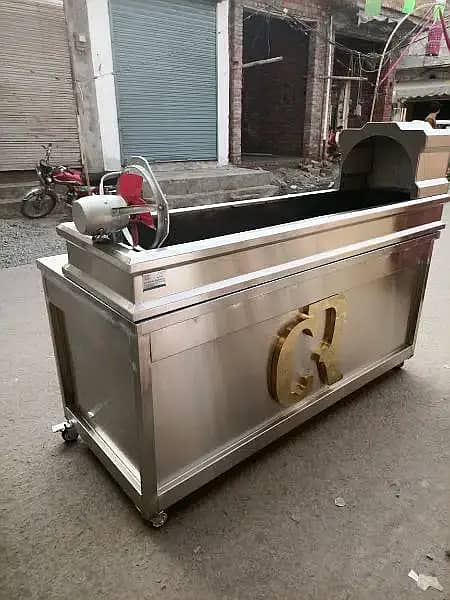 BBQ counter,Shawarma Counter , Hot Plates SS Best Quality 6