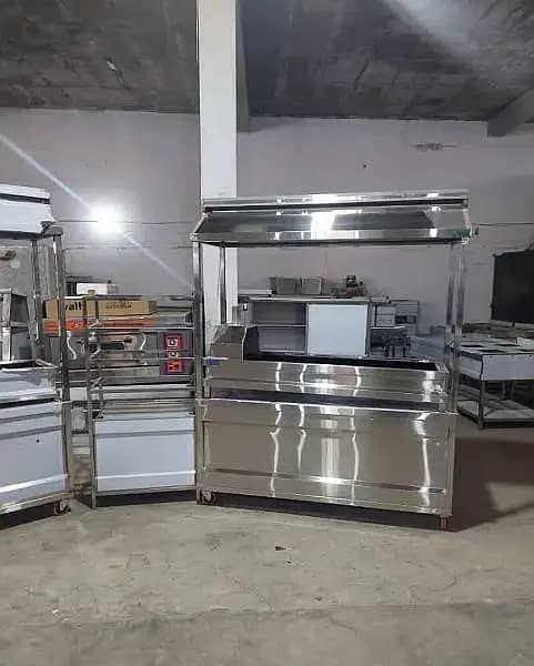 BBQ counter,Shawarma Counter , Hot Plates SS Best Quality 9