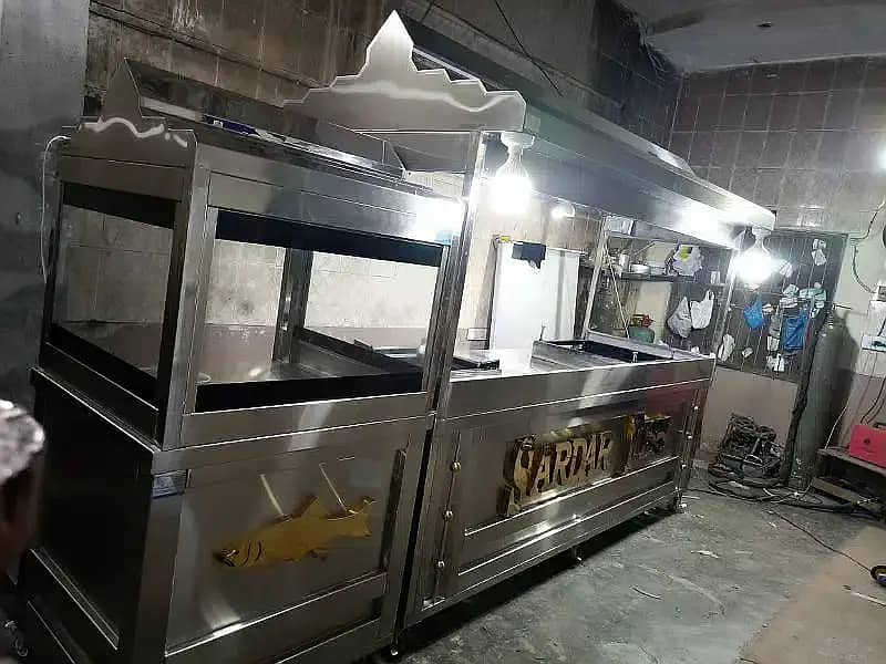 BBQ counter,Shawarma Counter , Hot Plates SS Best Quality 11