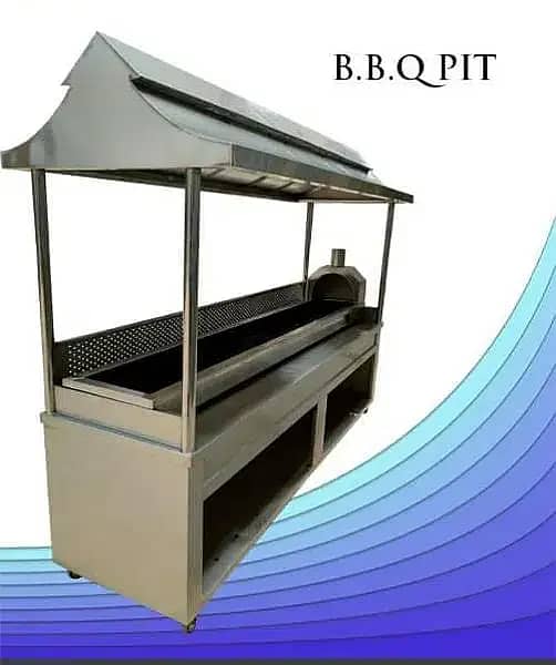 BBQ counter,Shawarma Counter , Hot Plates SS Best Quality 15