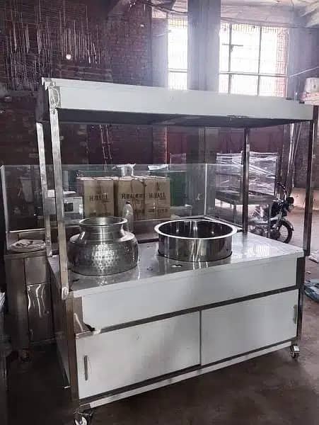 BBQ counter,Shawarma Counter , Hot Plates SS Best Quality 16