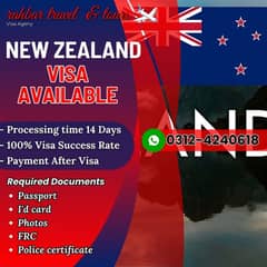 New Zealand Visa | Andorra Visa | Bolivia & Suriname Visa | Visit Visa