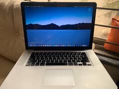 Macbook Pro Late 2011, 15.4 inches, 256 GB