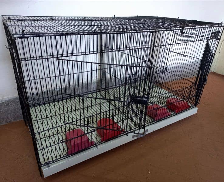 Folding Cage(pinjra) 2 portions for parrots. . 4