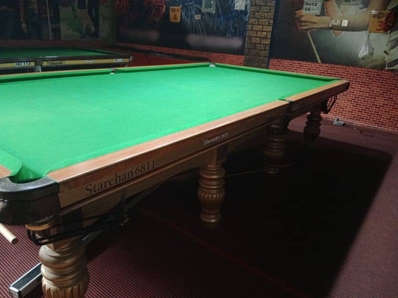 6×12 shender snooker table in slate and steel cution made by cheena 3