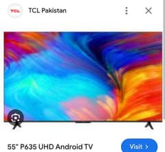 TCL 4K Android 55" P635. Brand new ( Pin Pack)