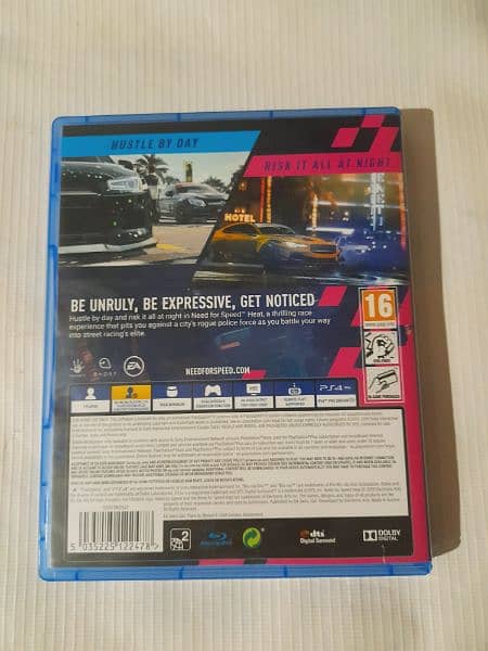 NEED FOR SPEED HEAT CD FOR PS4   ALMOST NEW ONLY TOW TIMES USED 3