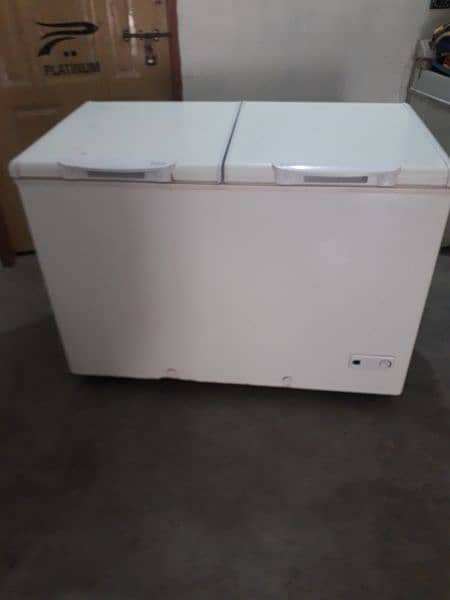 Haier double door freezer 4