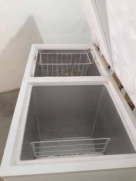 Haier double door freezer 6