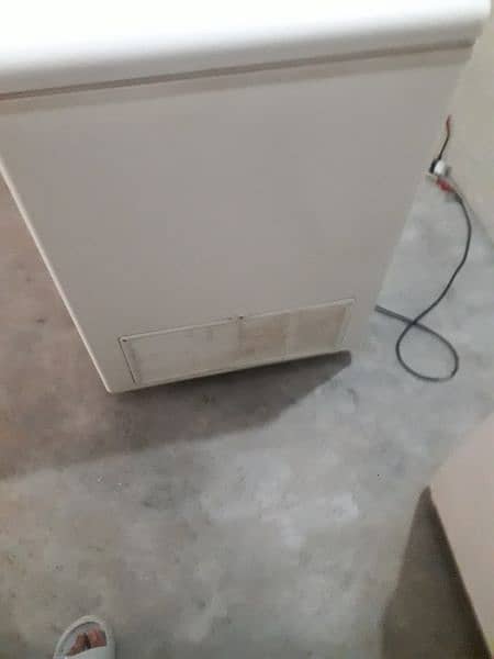 Haier double door freezer 8