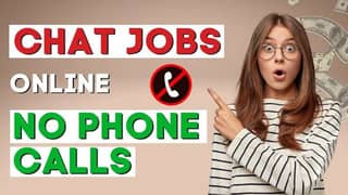 8 Hours chat support office job Morning & evening shift avail