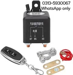 Car Battery Relay Switch, remote control breaker highbattery