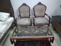Crown Chairs with centre and side tables