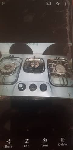 shelv stove, oven stove all ok in condition