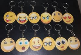 Emoji Keychains | A set of 12 , 6 , 8  keychains and single keychain