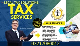 Income Tax Return, Sales Tax, Tax Consultant, FBR, Tax Filer, NTN