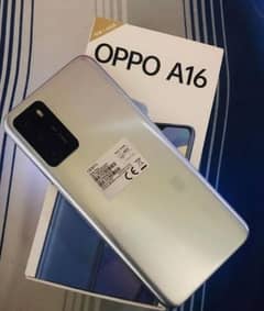 Oppo A16 for sale , almost new , with original charger , box
