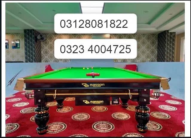 Rasson Strong 2 Snooker Table 0