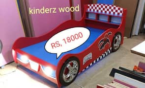 READY STOCK car bed with front and floor LED lights