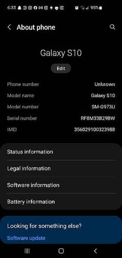 Samsung s10 (non pta