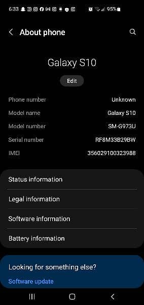 Samsung s10 (non pta 0