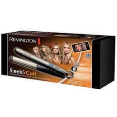 Remington sleek & curl hair straightener