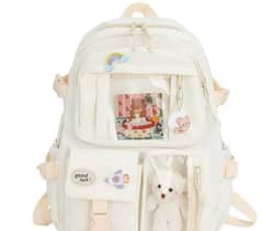 beautiful gril's nylon casual backpack