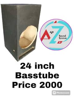 bass tube 24 inch 12 woofer option