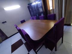 dining. table with 10 chairs