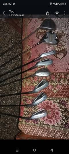 golf set for sale used 7'8'and pitching not available