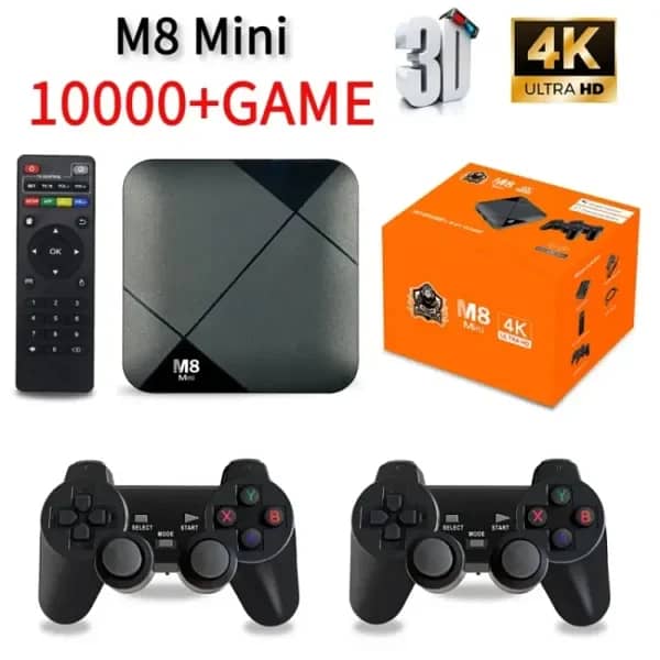 M15 VIDEO GAME STICK 4K 64G 20000+ RETRO GAMES 2